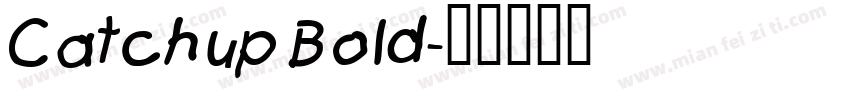 Catchup Bold字体转换